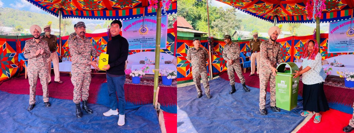 158 Bn CRPF (@158bncrpf1) on Twitter photo 158 Bn CRPF conducted CAP at vill-Kharam Thadoi in the AOR of G/158 , Sh. Sanjay Negi, Comdt-158 Bn distributed various utility items to the needy people of Kharam Thadoi to strengthen ties between the security forces and localities.
<a href="/crpfindia/">🇮🇳CRPF🇮🇳</a>
<a href="/mnp_2018/">M&N Sector CRPF</a>
<a href="/CRPF_Jharkhand/">Jharkhand Sector CRPF</a> 158 Bn CRPF conducted CAP at vill-Kharam Thadoi in the AOR of G/158 , Sh. Sanjay Negi, Comdt-158 Bn distributed various utility items to the needy people of Kharam Thadoi to strengthen ties between the security forces and localities.
<a href="/crpfindia/">🇮🇳CRPF🇮🇳</a>
<a href="/mnp_2018/">M&N Sector CRPF</a>
<a href="/CRPF_Jharkhand/">Jharkhand Sector CRPF</a>