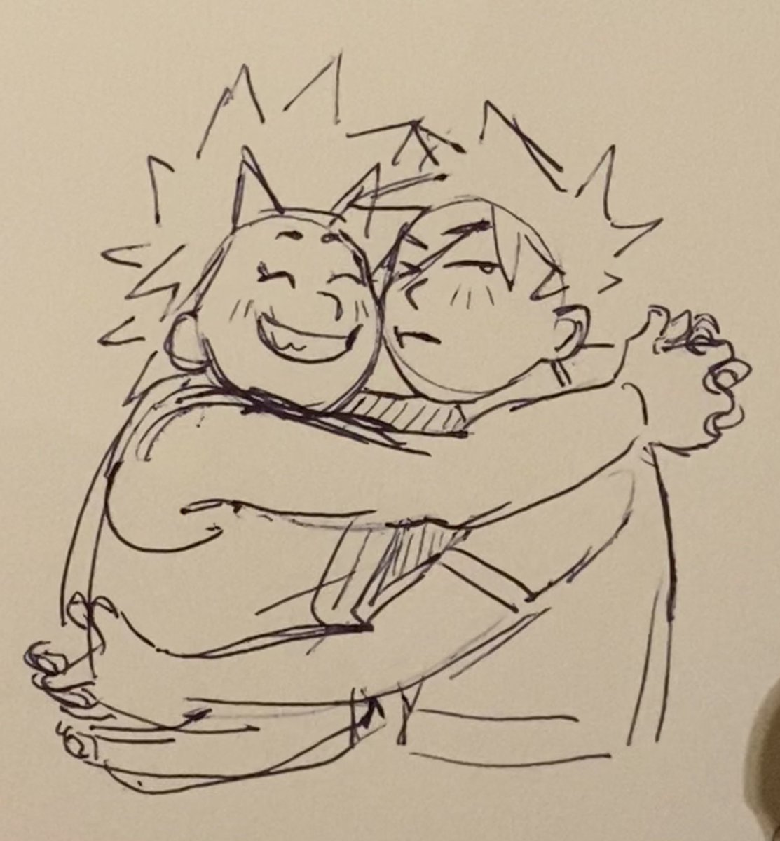acidsaladd's tweet photo. missing them like crazyyyy krbk on my sketchbook they are blurry 🫶 https://t.co/FYFpduKGu3