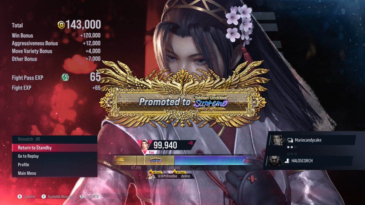 mariecandycake's tweet photo. When I play some tekken off stream but this happens ;-; #TEKKEN #JunKazama https://t.co/oV9eHIpzpD