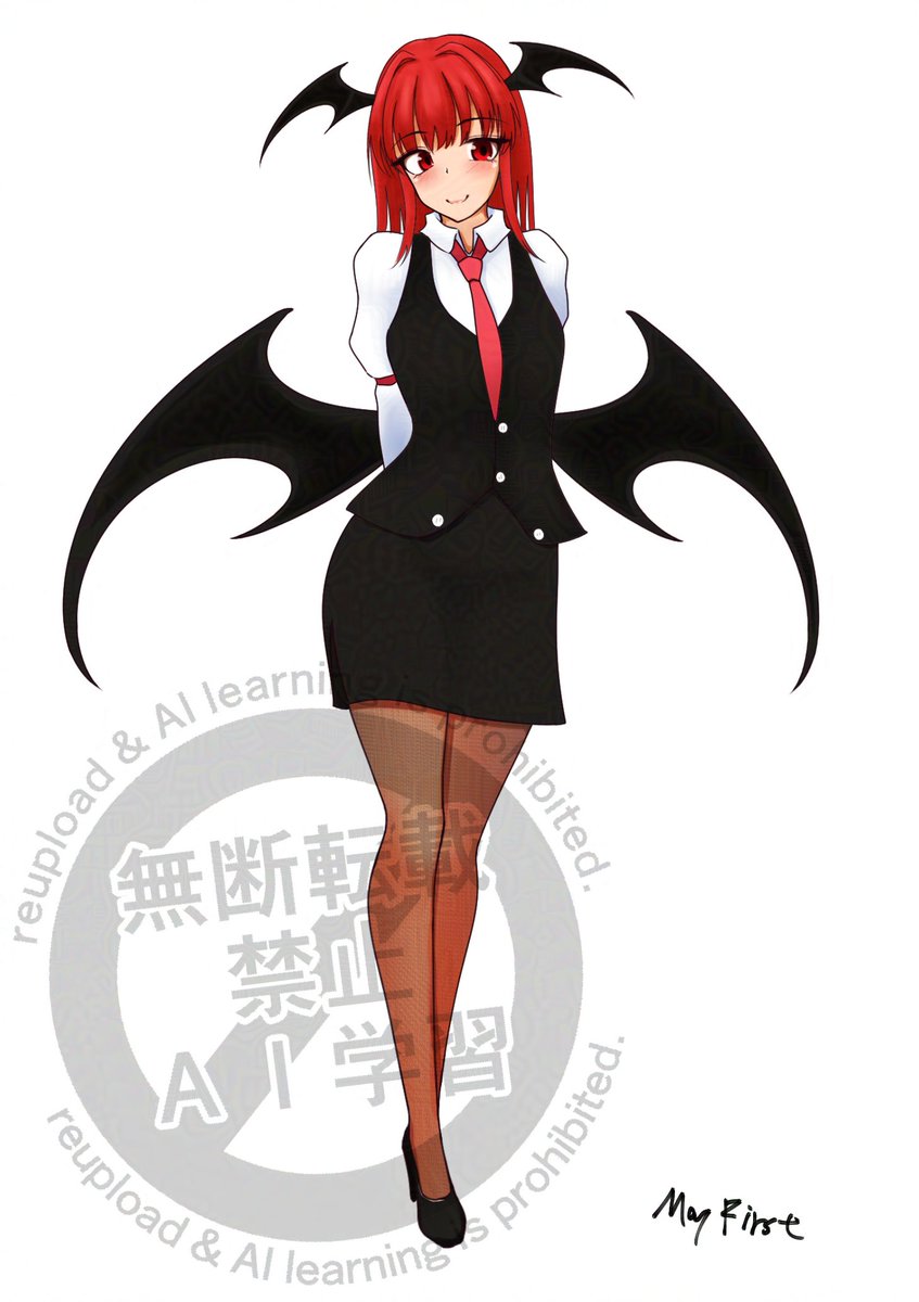 タイトスカート描きたかったから小悪魔描いた 