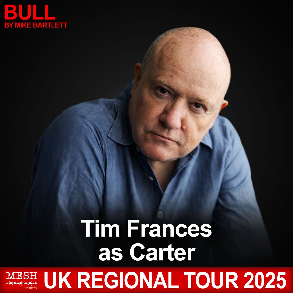 🎭 ACTOR SPOTLIGHT 🎭

Thrilled to have the brilliant Tim Frances on our team as ruthless boss man Carter, nervously anticipated by the other 3 characters. 
Tim most recently appeared in The Old Vic’s stunning five star MACHINAL, Time Out’s Best Play in London 2024. Welcome Tim!