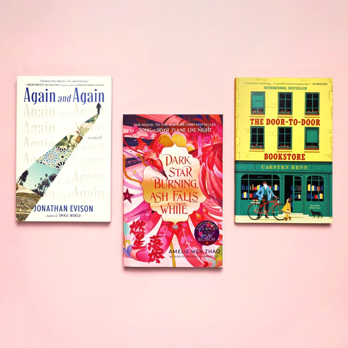 _FullyBooked's tweet photo. Lightweight on your hands, but no less substantial with stories that still hit hard ✨ These great reads #nowinpaperback are perfect for your reading adventures. Shop Dark Star Burning, Ash Falls White by Amelie Wen Zhao, The Door to Door Bookstore by Carsten Henn, https://t.co/H9KoHXKZNC
