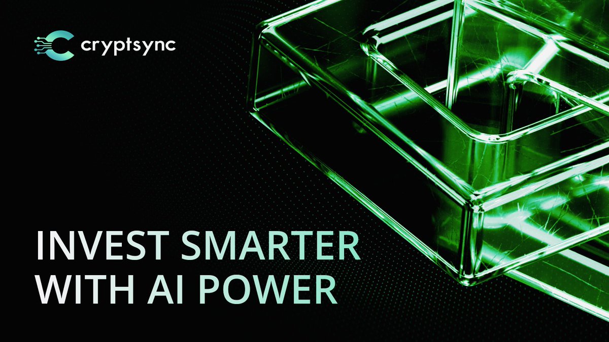 cryptsync_io's tweet image. Invest smarter. Faster. Safer. ✅

With #CryptSync, AI does the heavy lifting - you reap the rewards. 🚀

Your future deserves this edge 👉 cryptsync.io

#Crypto #AI #Investing #CryptSync