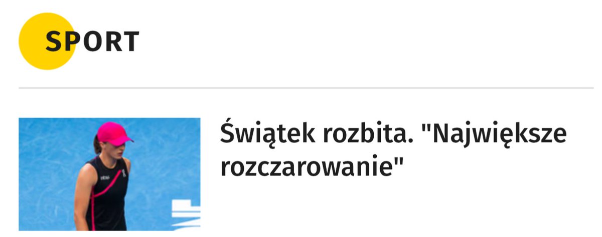 zerrg123's tweet photo. To są tytuły z dzisiaj. Żadna z Polek nie rozegrała jeszcze meczu. Musi być im miło sobie do kawki poczytać jakie wsparcie mają w Polsce. Te 10 groszy za kliknięcie to jest powód by się tak szmacić @przeglad @SportINTERIA? Kto zatwierdza takie paszkwile? https://t.co/mQwtEQ9YHz