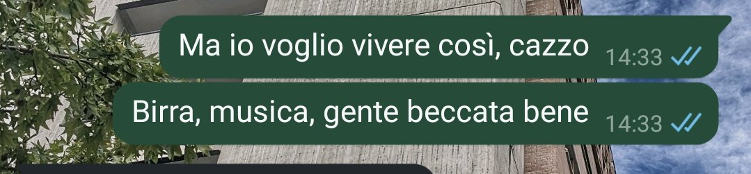 armatarossa_'s tweet photo. La mia filosofia di vita condensata in 2 messaggi https://t.co/ctXvEtBUNC