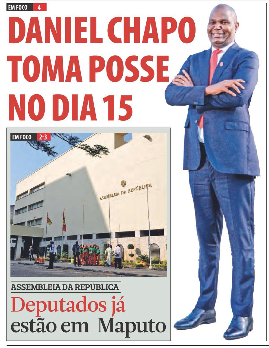 manhungue2's tweet photo. Tudo sendo preparado para a investidura do Secretário Geral da @FRELIMO_ ao cargo de Presidente da República, @daniel_chapo24 , no dia 15 de Janeiro em Maputo, Moçambique
#mocambiqueparafrente #povonopoder @NacoesUnidas https://t.co/xv3WcGjT1n