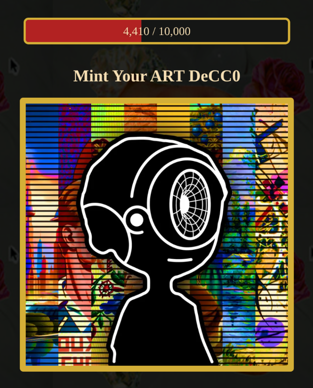 reneil1337's tweet photo. Love the way our @MuseumofCrypto drop is being minted. We're 1 month in with KOLs fading us while hundreds of #cryptoart friends are minting.

I'm proud and super thankful. This week our 2025 agent-centric roadmap gets released. Stay tuned!

🕳️🐇 

#decc0s https://t.co/QyOUzeay2z