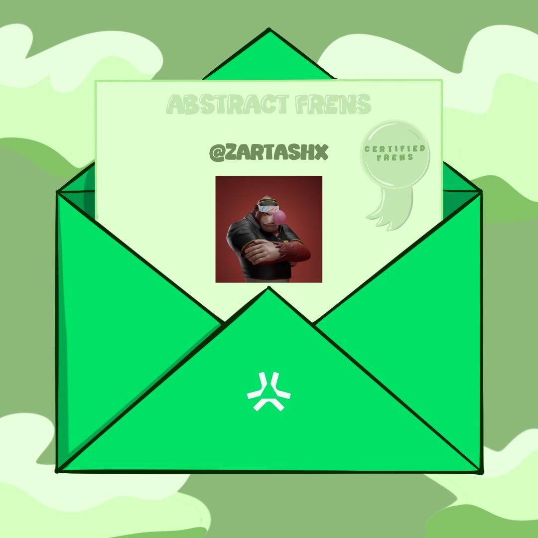 zartash's tweet photo. Thank you @Abstract_Frens for the invitation 🙌 

I'm giving away 5 GTD spots on this post.

- Follow @Abstract_Frens 
- Like and repost 🔁 
- Drop your EVM Addy 👇

24H ⌚ https://t.co/v3yt3HTjfQ
