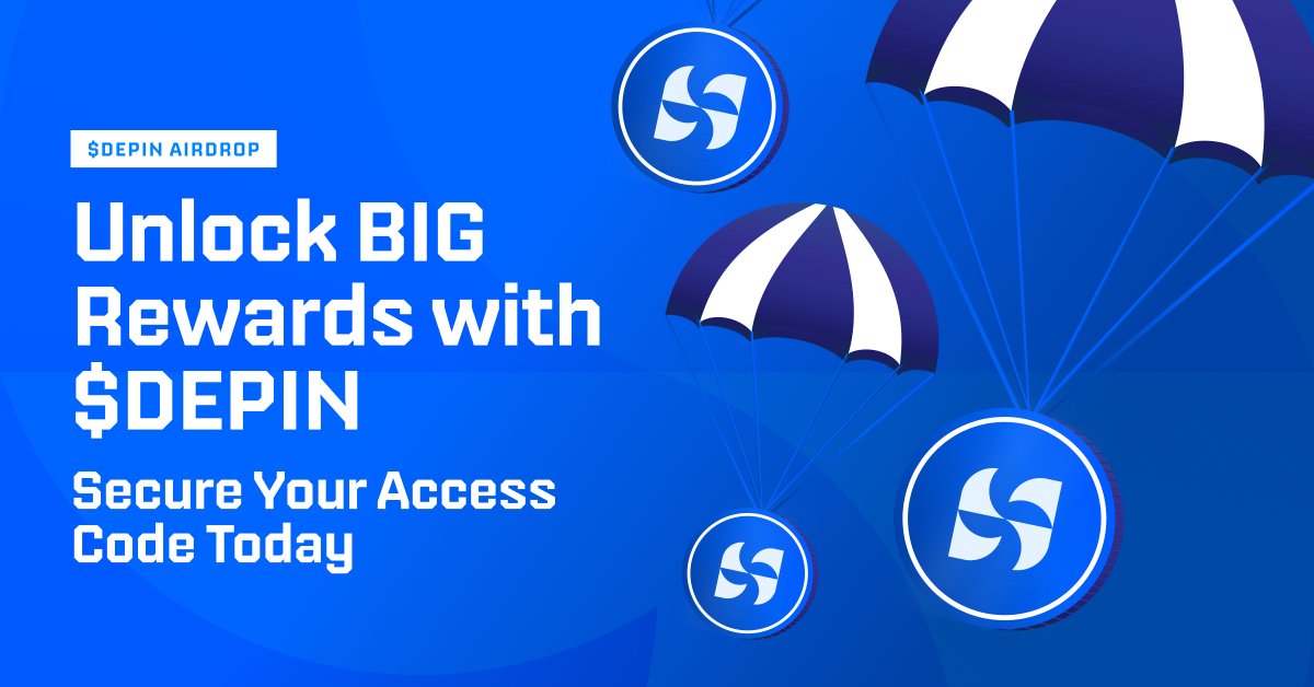 The EASIEST way to secure your spot in the $DEPIN pre-mining Airdrop

The DePINed platform is finally here! After a year+ of development, you can now start earning $DEPIN Points.

Here’s how you can start building your rewards today ⬇️

How does it work?

To start earning points,