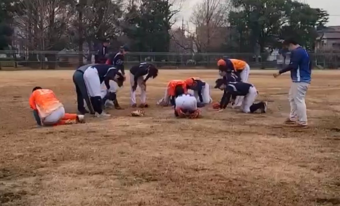 本日の新年チーム初練習はこんな感じでした🤪