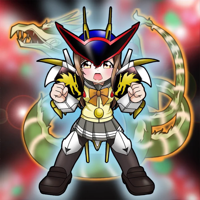 龍〜神〜『まる』#魔神英雄伝ワタル #国木田花丸 