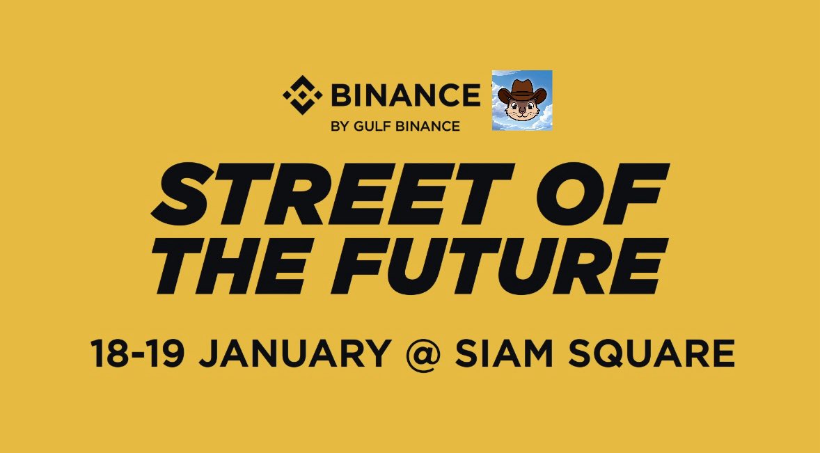 We are getting closer to the #Binance 

Event that will take place in 18-19 January

$PNUT will have it’s own section there

With many things happening at the event

If you are in Thailand make sure to come 

🐿️🇹🇭