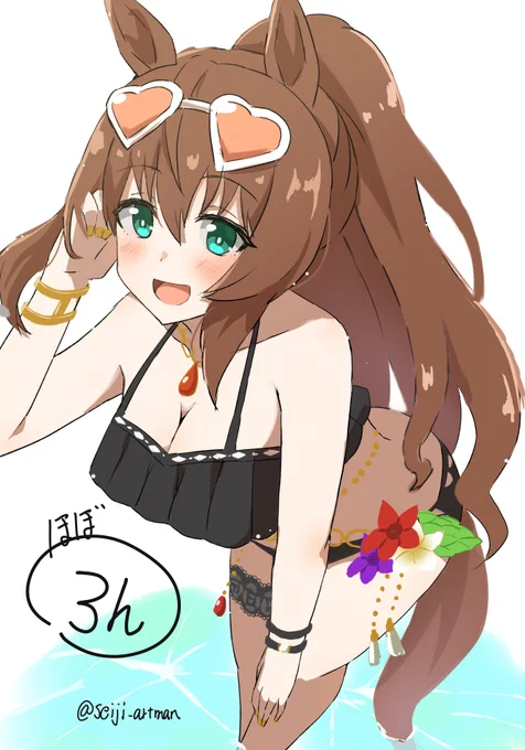 冬なのに水着描いちゃった 