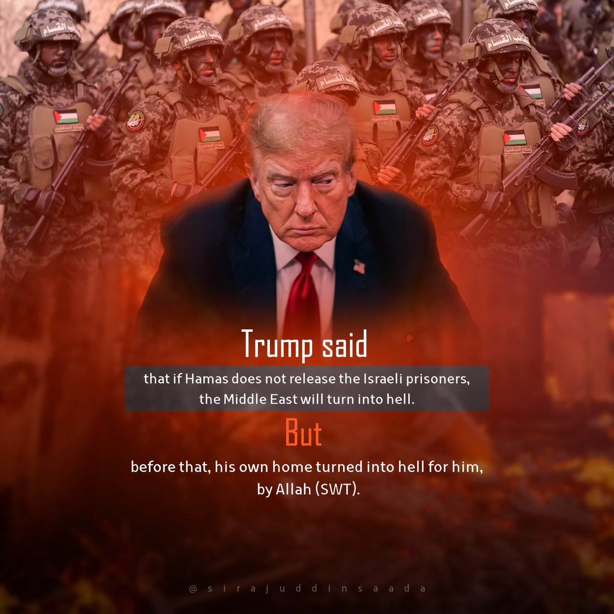 WakeelMubariz's tweet photo. Trump and the Answer of Allah (SWT) https://t.co/xLmSNctrir