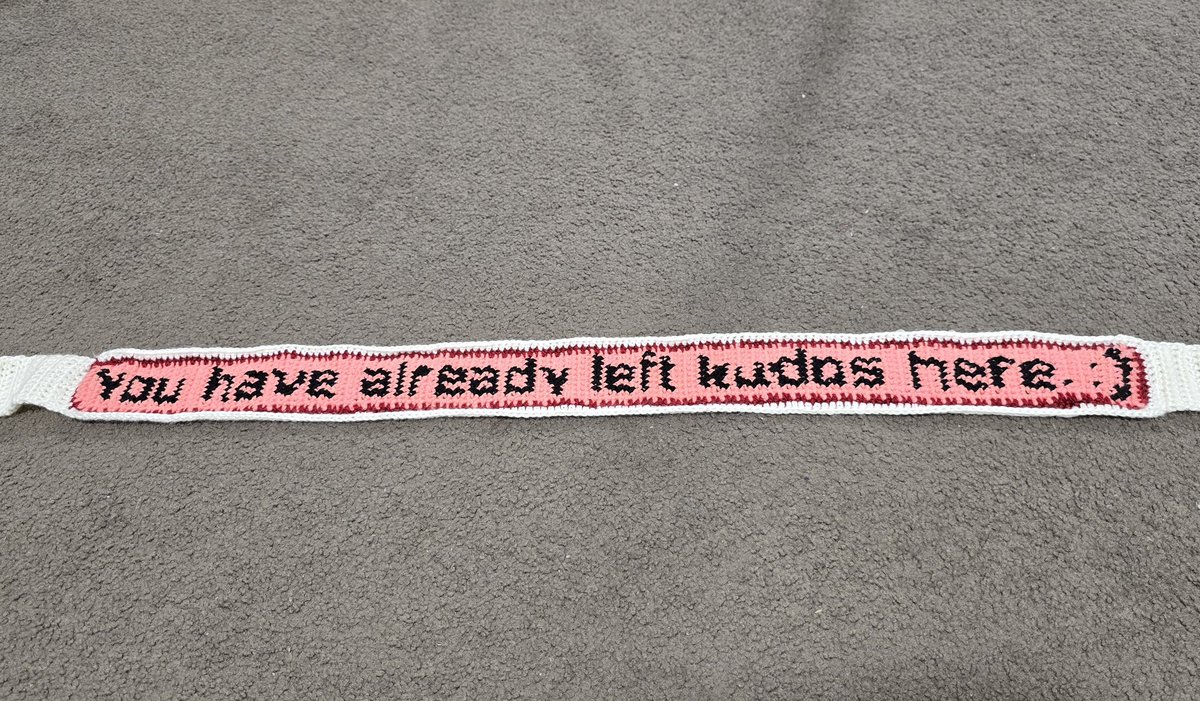 soooooo i finished the ao3 bag i made 

(i got the bag pattern from etsy, but i designed the strap myself)