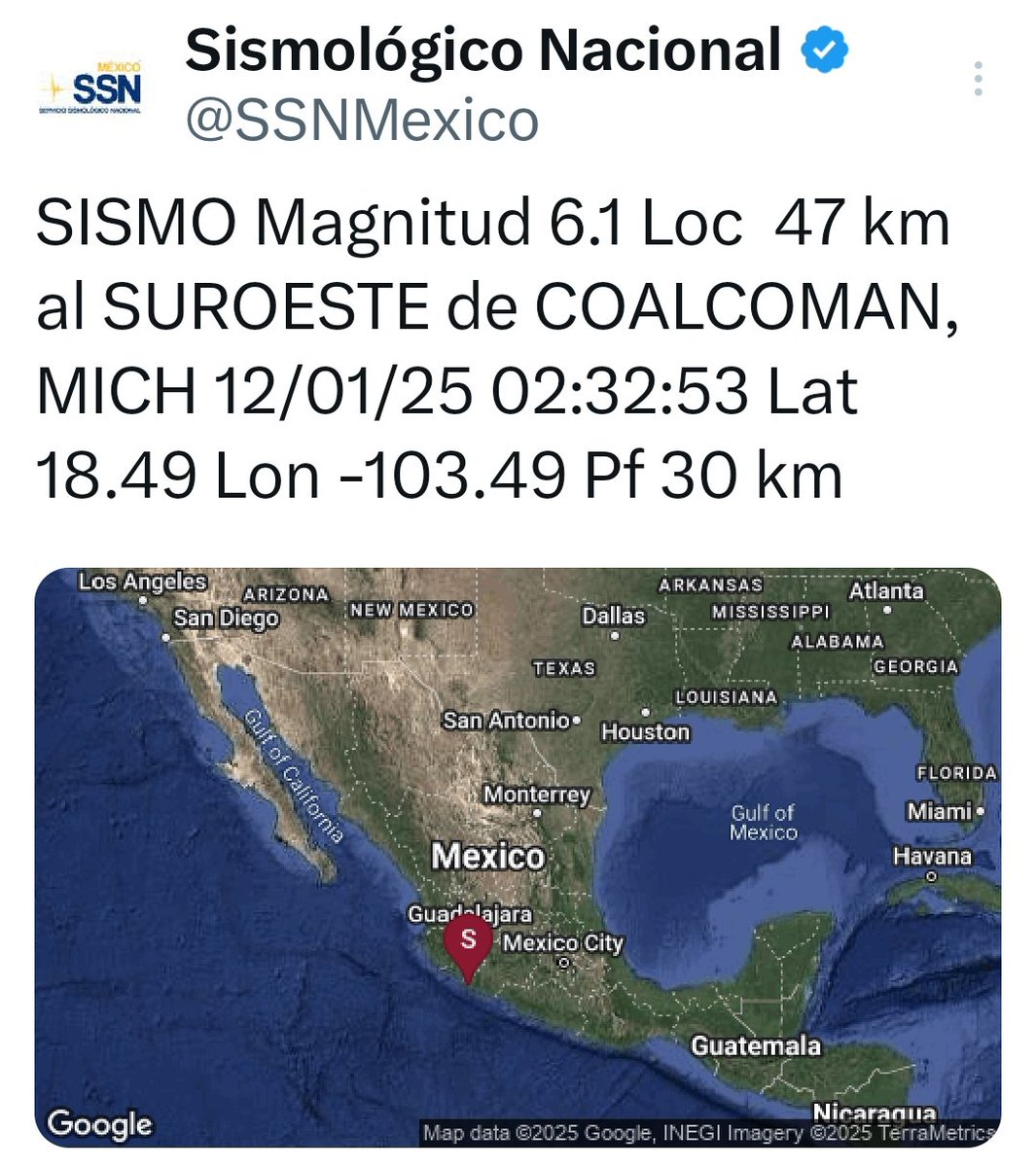 TeMBLOR DE MADRUGADA 
Fuerte temblor se sintió esta madrugada de domingo en Puerto Vallarta, Guadalajara y en general en todo Jalisco. Trasnochados y otros más que despertaron con el movimiento, percibieron el sismo de 6.1 de magnitud. 
#Sismo #Temblor #Jalisco #PuertoVallarta
