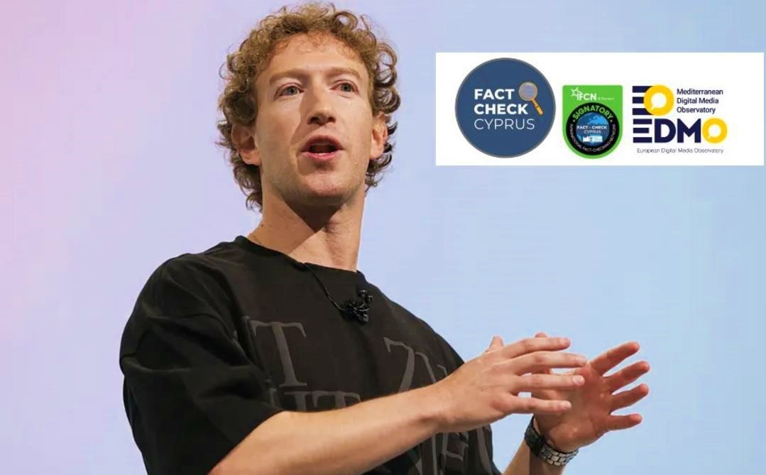 Δήλωση του Fact Check Cyprus για τους ισχυρισμούς της Meta κατά των ελεγκτών γεγονότων. Για περισσότερα διαβάστε εδώ 👇factcheckcyprus.org/media-literacy… 

#Meta #MarkZuckerberg #fact