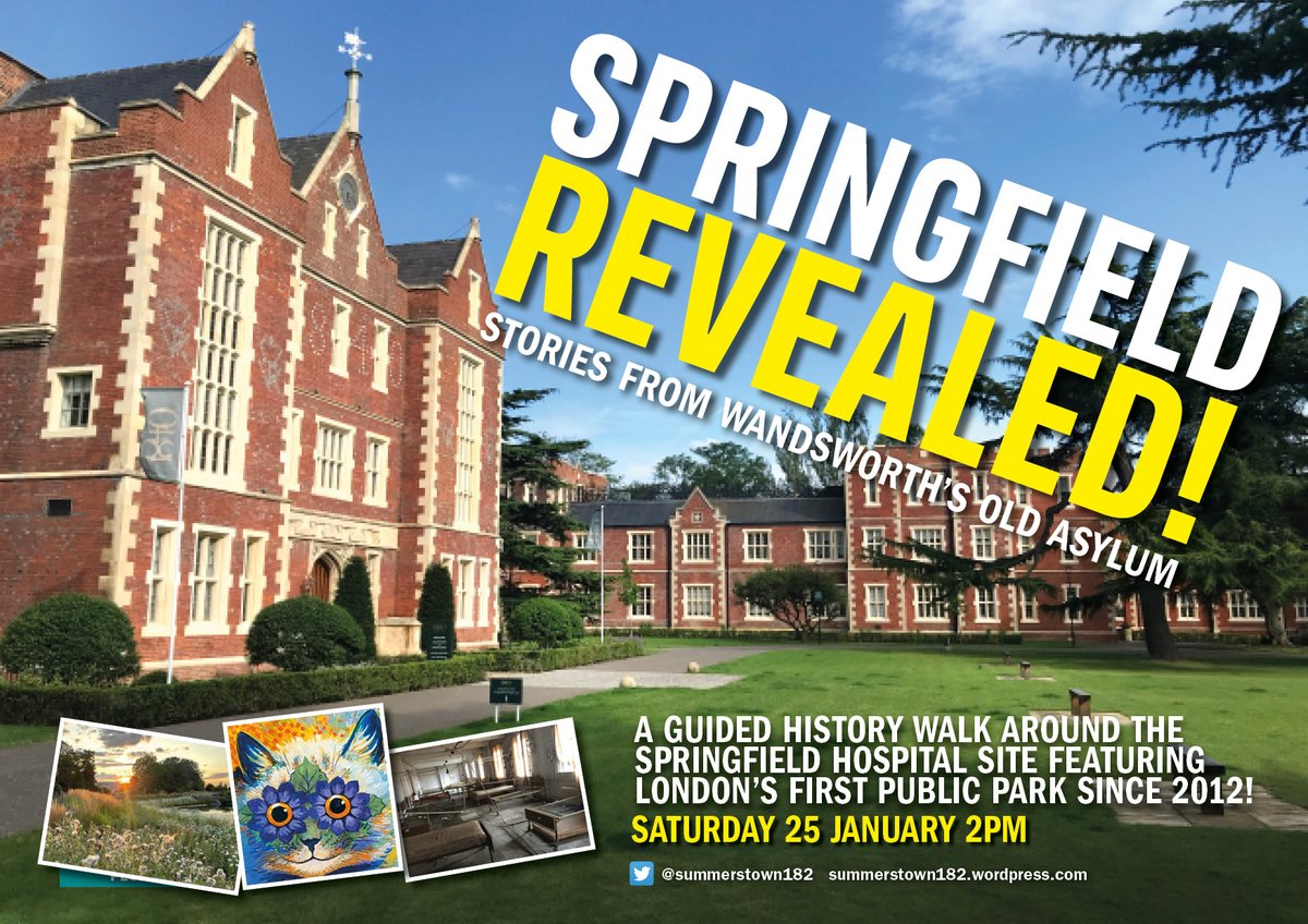summerstown182's tweet photo. Quite a few changes here since the last #SpringfieldRevealed Walk - join us Sat 25 Jan for an update on London's newest park & #SpringfieldVillage development in this unique location, in the grounds of an old Victorian asylum overlooking the Wandle Valley
https://t.co/GckdWdfc2w https://t.co/3kAgcQLg8H