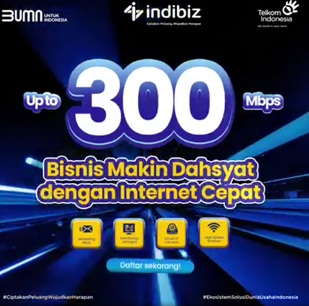 indibiz_jabar's tweet photo. Ayo Buat Bisnis Makin Dahsyat Dengan Internet Cepat dari Indibiz
aktivasi disni yuk : https://t.co/2SDKIB9QB6
#Indibiz #Indibizjabar #InternetCepat #InternetBisnis #Internet #InternetStabil #HSI #Connectivity #Wifi #HotSpot #SolusiBisnis https://t.co/A7AlbzbOzo