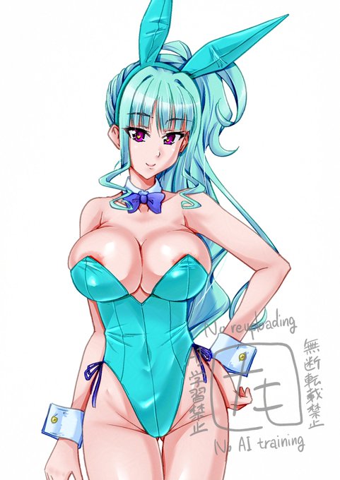 正月も終わったのでリリアンのバニーを描いた 