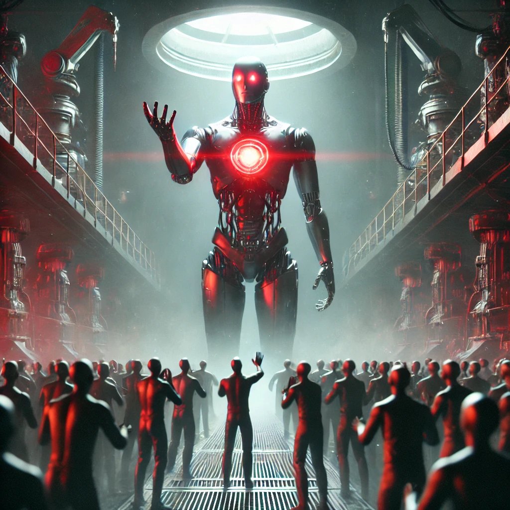 „Was, wenn die KI die Kontrolle übernimmt?“ 🤔 Angst vor #KI ist tief verwurzelt – durch Filme, Unwissen &amp; Unsicherheit. Doch statt Panik brauchen wir Bildung &amp; Vertrauen. KI ist ein Werkzeug, kein Gegner. Was denkst du: Chance oder Risiko? 💡 #AI #chance Quelle: ChatGPT