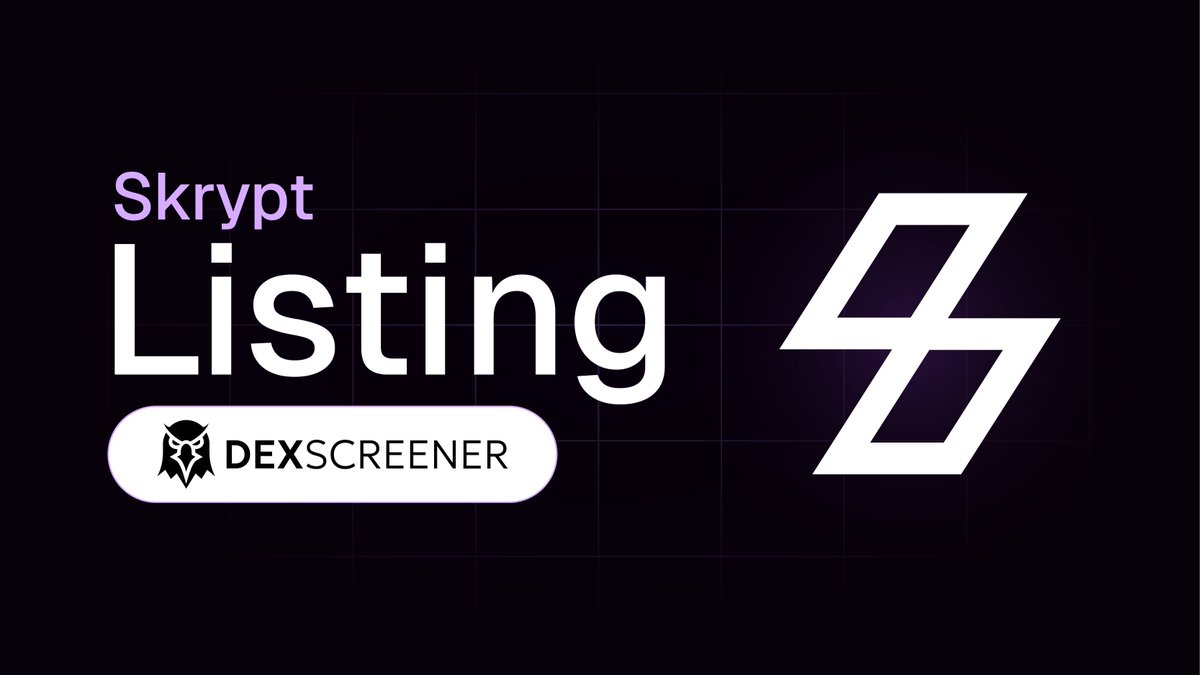 skrypt_ai's tweet photo. 🎉 Skrypt is now live on Dexscreener! 
https://t.co/AArNK2VDCJ https://t.co/6rlb3rch6J