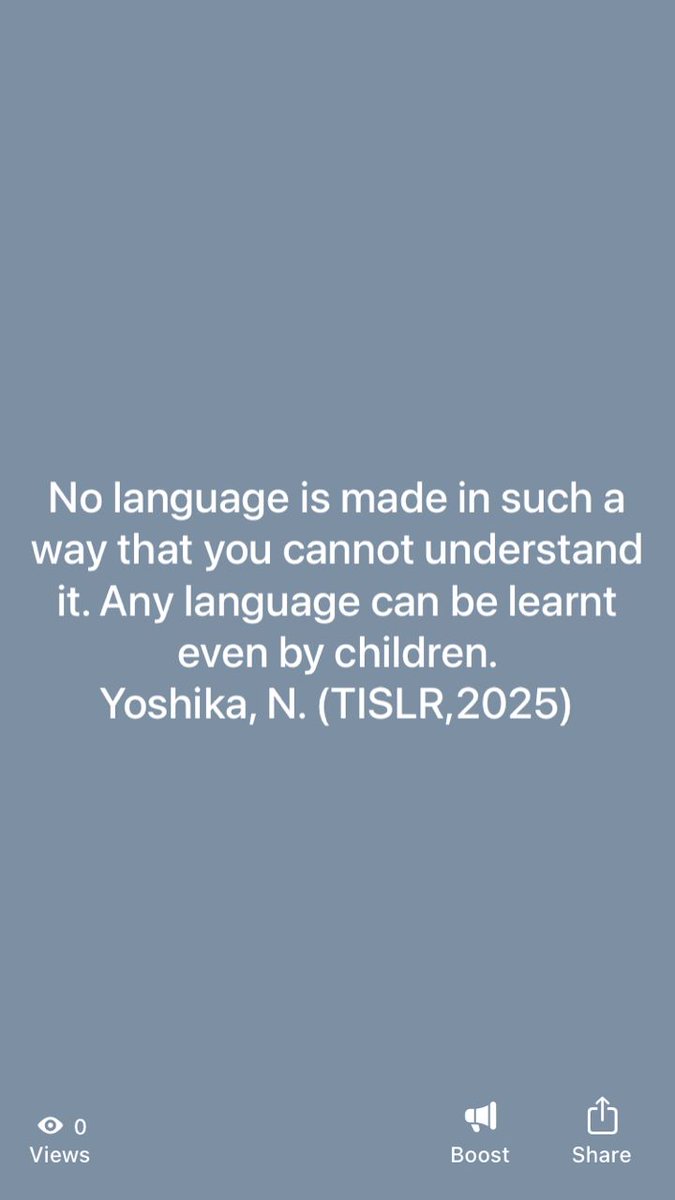 Important point! 
#TISLR15
#Ethiopia 
#AddisAbaba