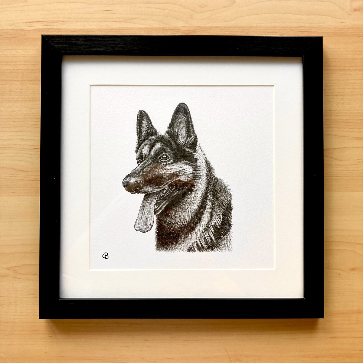 highstridesoc's tweet photo. A hand-drawn portrait of Blue - a gorgeous German Shepherd π πΎ
#dog #germanshepherd #giftideas #creativegifts #personal #portrait #petportrait #penandink #handdrawn #oneofakind #custom #unique #commission #inkart #inkartist #drawing #highstridesoc #localartist #birmingham https://t.co/epfycTqv3f