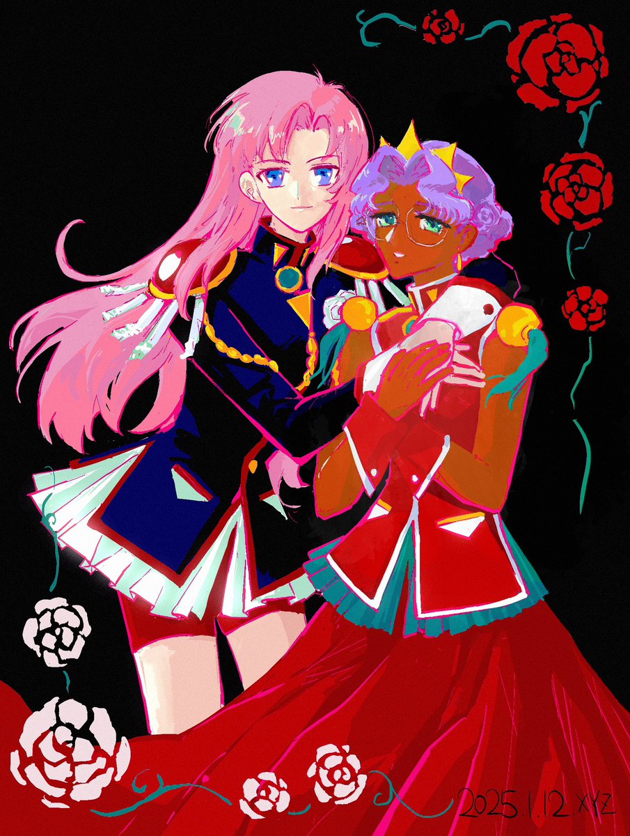 windychariot's tweet photo. 贴贴 #少女革命ウテナ #天上ウテナ #姫宮アンシー https://t.co/rGMwS8gOAz