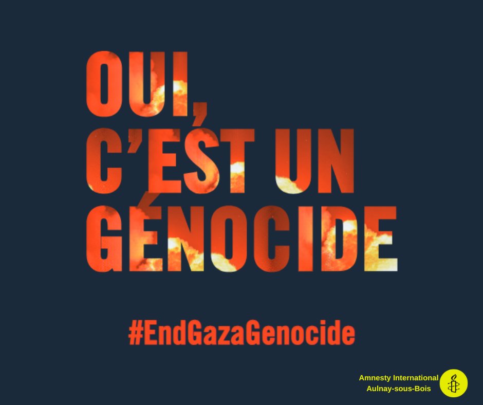 Si ce n'est déjà fait découvrez le rapport d' #AmnestyInternational : amnesty.fr/actualites/rap…

#Palestine
 #Israël
 #EndGazaGenocide
 #Gaza