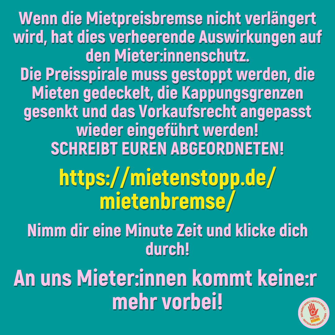 Mietenstopp Deutschland | 🖐🏽🏡 tweet media