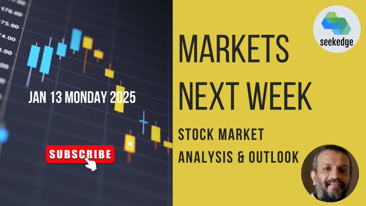 mpauls's tweet photo. #nifty #banknifty  #stockmarketanalysis #technicalanalysis #stockmarketreview #weeklymarketreview
BEARS TOOK CONTROL.MORE DOWNSIDE?  :Weekly Stock Market Analysis : Jan 13 2025
Youtube : https://t.co/Md2PGQ5SK2 https://t.co/OCZYReXbgo