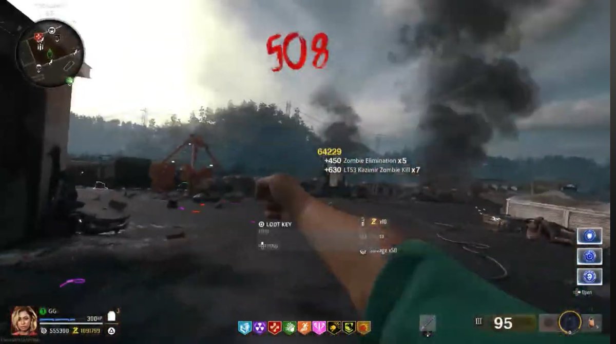 Exmples's tweet photo. Bo6 Zombies I died on Round 508 trolling but I’m running it back flawless next game https://t.co/EvBpygkFwV
