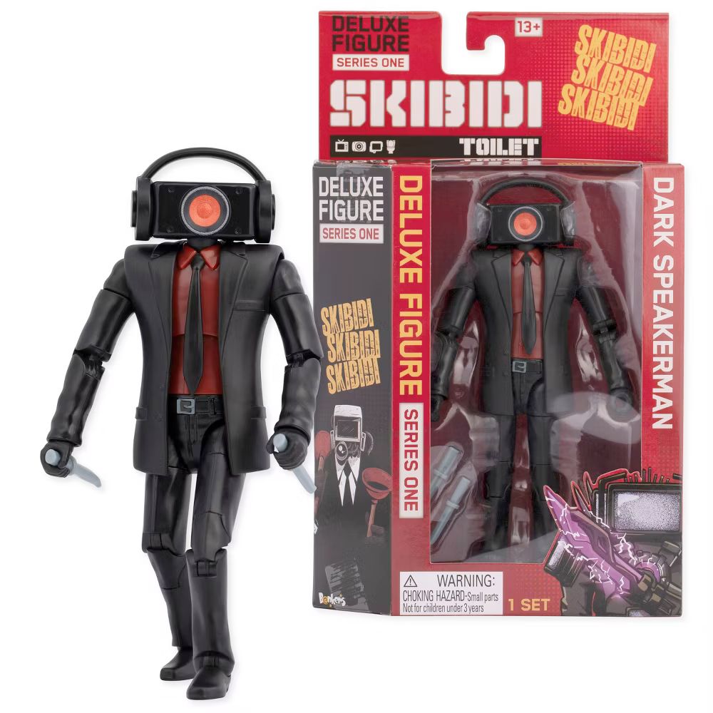 preterniadotcom's tweet photo. Skibidi Toilet Legends 6" figures are in stock to ship at Target ($19.99 each):

TV Woman - https://t.co/t5bTl8kxNE 
Dark Speakerman - https://t.co/SV5QhixMAV 
Plungerman - https://t.co/VLe3r03JbQ 
Cameraman - https://t.co/EH6gt8rIjy #ad https://t.co/gNReVQNIsH
