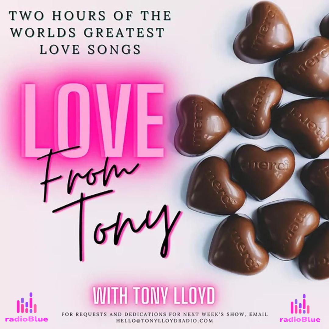 radioBlueonline's tweet photo. #ONAIR NOW| Tony Lloyd presents two hours of your favourite love songs including classic hits from the 1960s up to the present day. Listen now at https://t.co/gZPcrywujA 📻📻 #LoveFromTony https://t.co/khhR8t6nkv