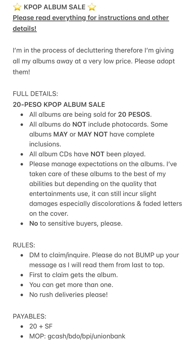 vjungwonie's tweet photo. UPDATE OF REMAINING ALBUMS: 

• 4 enhypen dilemma albums ( the 3 versions + japan version w jungwon cover)
• baekhyun’s 1st &amp; 2nd mini album
• last 2 BTS albums: LY Her Version E &amp; O 

#bts #exo #enhypen #baekhyun https://t.co/KJG8d3Ersz