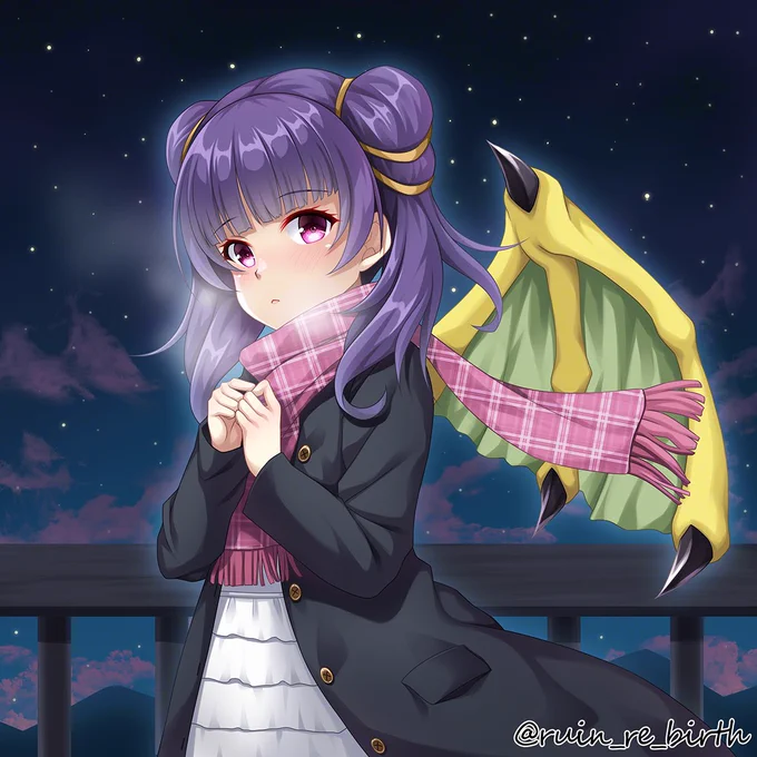 skeb納品しました!ファイアーエムブレムシリーズのミルラちゃんです。服装は冬っぽくとの事なのでこんな感じに。リクエストありがとうございます! 