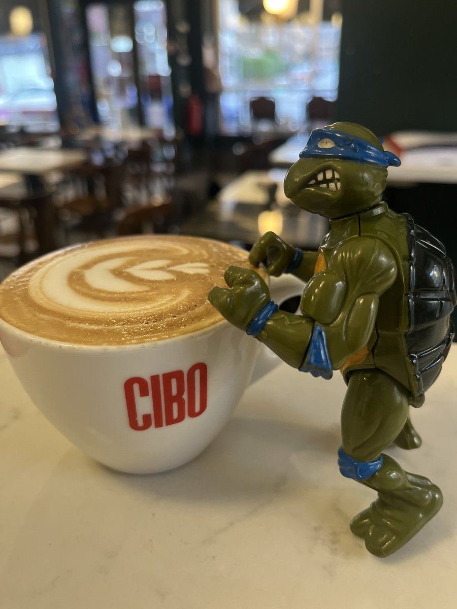 cibo_glasgow's tweet photo. Coffee on Victoria road ...#turtle power https://t.co/0vWfzZh8bu