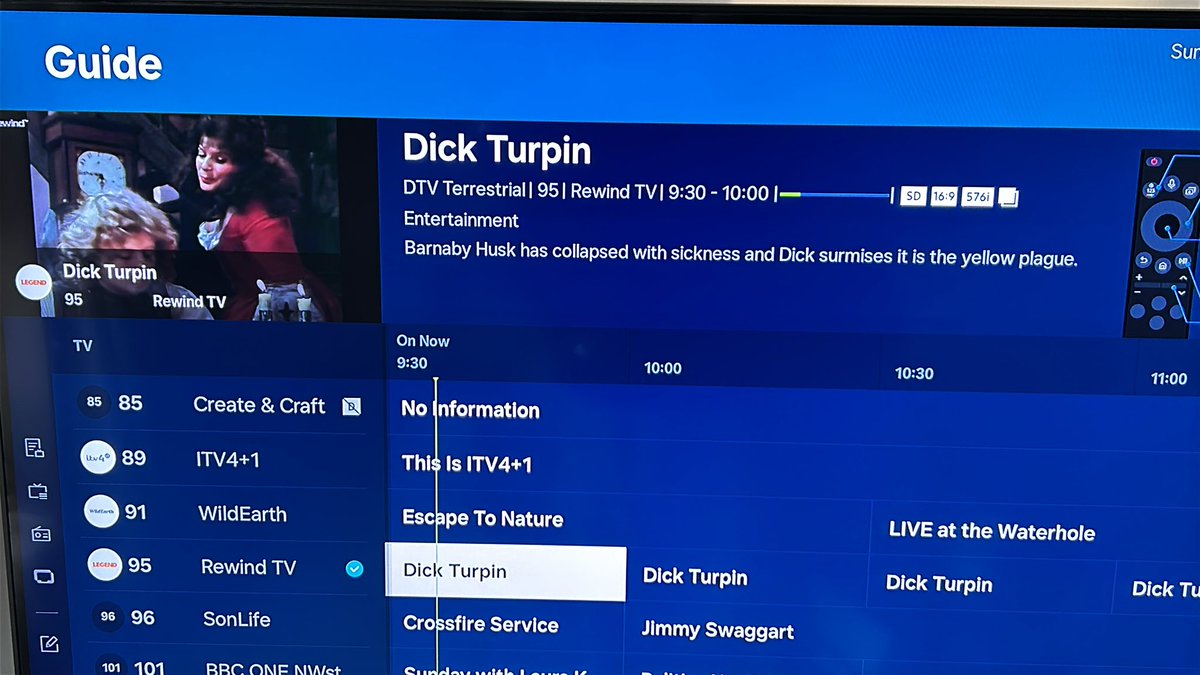 shepcrompton's tweet photo. @DelaneyMan Dick Turpin currently showing on Rewind channel 95 in freeview. Get your cape on. https://t.co/S6epXUwczo
