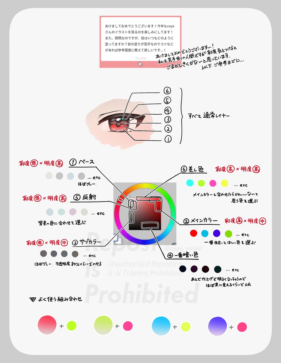 coyo_mi042's tweet photo. マロ返です 本当〜に私も肌と瞳塗りは毎回特にわけわからんなと思ってる部分なのでぬるい目で見てください、、 https://t.co/j6xx5FLvYC