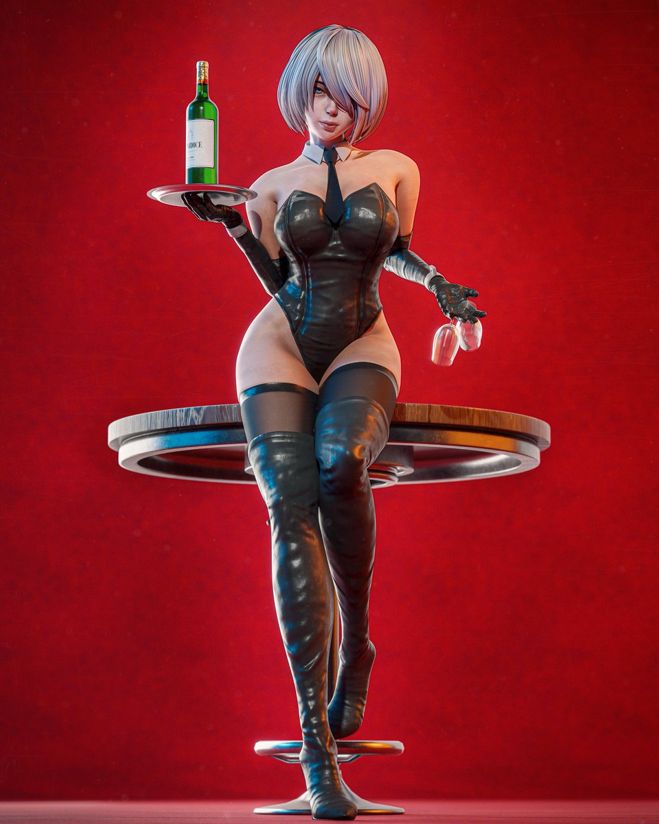 3DCGで2B作ってみました。

#blender #b3d #digitalart #3DCG
