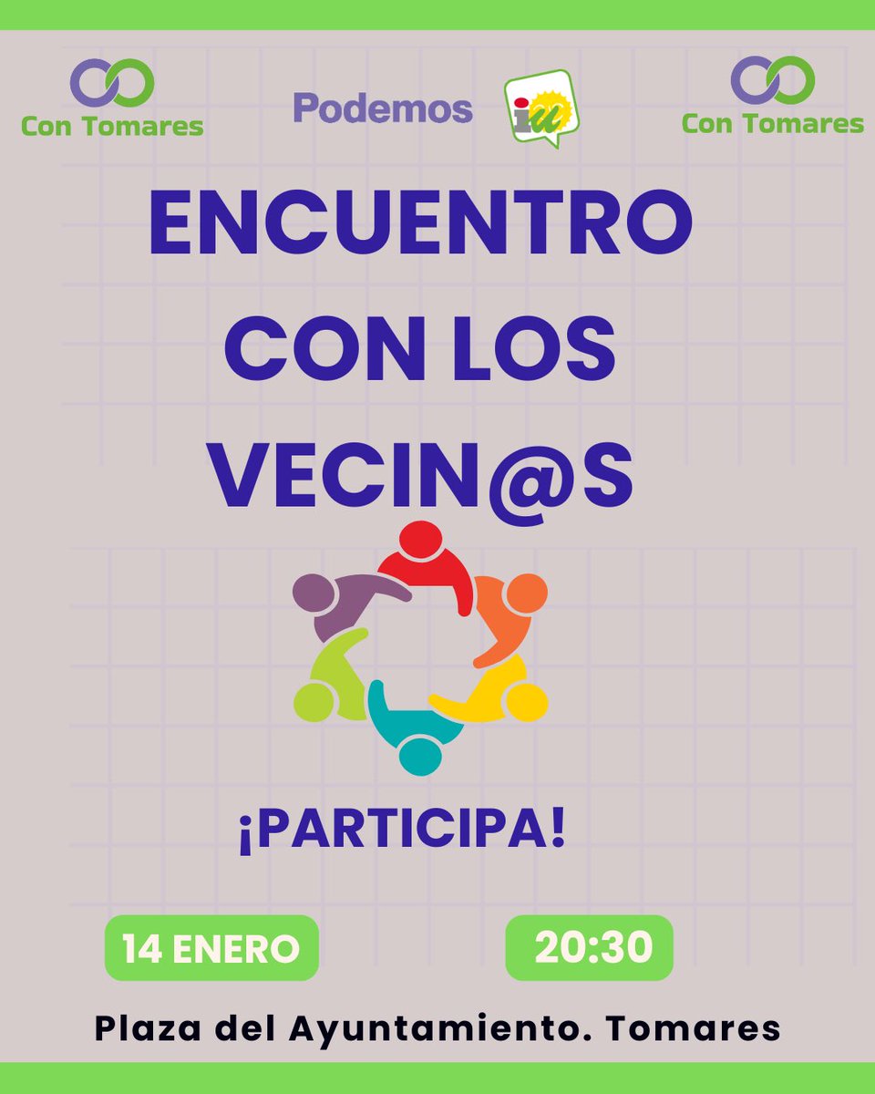 Este martes os invitamos a nuestra sede para aportar ideas a la moción que vamos a presentar con respecto los incidentes que se produjeron la tarde del 31 de diciembre. Animamos a todos los vecin@s y personas que se vieron afectadas a acercarse. Os esperamos!