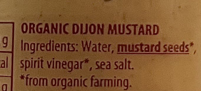 lowcarbGP's tweet image. Together I wonder if we can encourage the supermarkets to sell ‘cleaner’ foods ?? look at this mustard JUST FOUR ingredients So it can be done !! Well done @CurticeBrothers @BoothsCountry @zoeharcombe