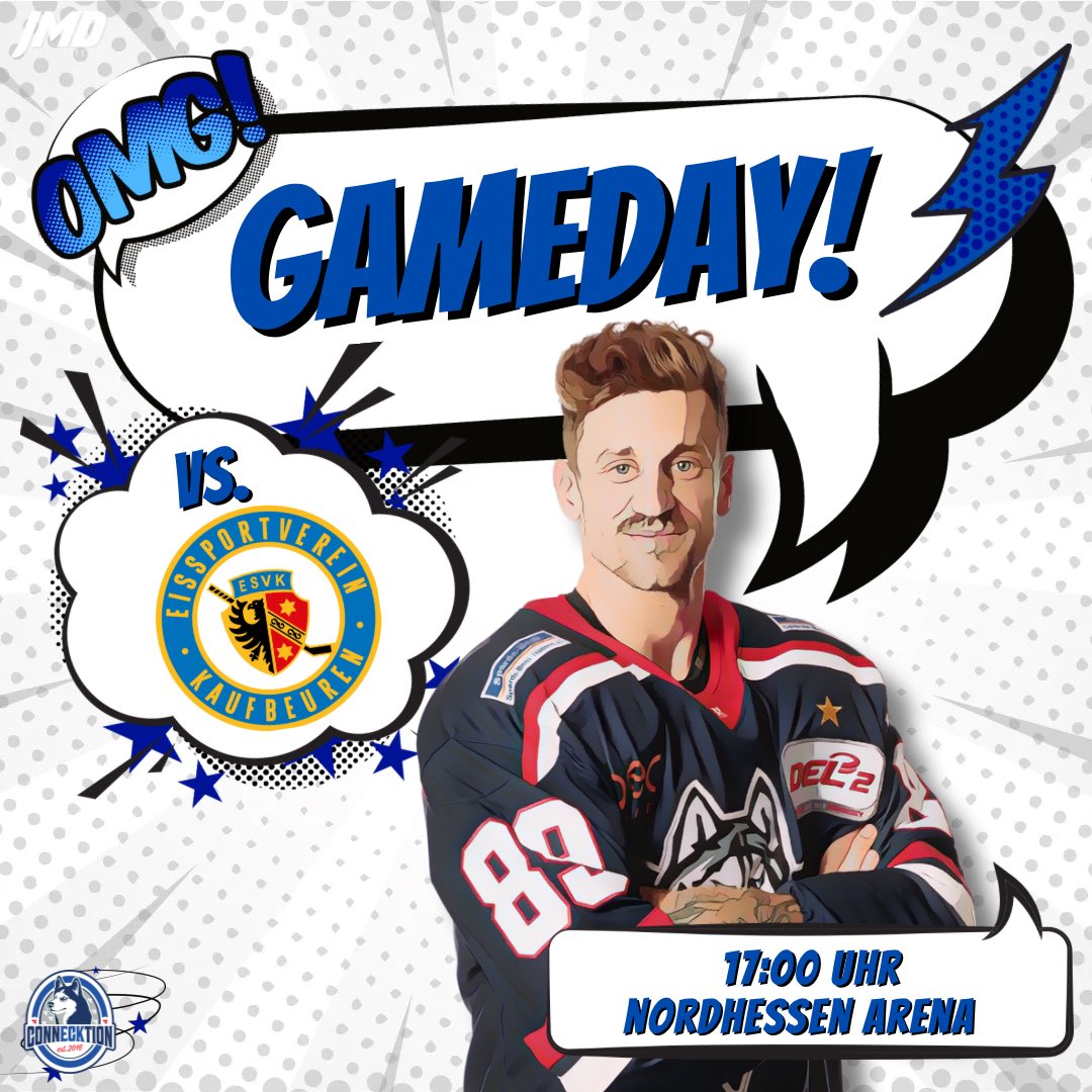 connECKtion's tweet photo. ⚔️ GAMEDAY

🆚 @ESVKaufbeuren 
⏰ 17:00 Uhr
🏟️ Nordhessen Arena

📸 @JMDPhoto89 
🥅 Hans Detsch / @ECKASSELHUSKIES 

#connecktion #del2 #eckasselhuskies #kasselhuskies #eck #kassel #huskies #gameday https://t.co/wWJ9zMVuxu