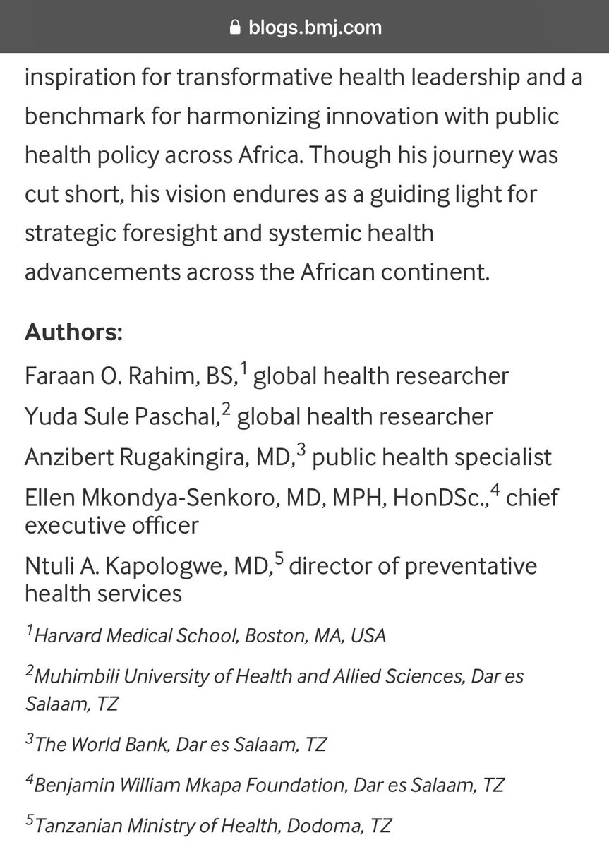 YudaSulePascha1's tweet photo. “Faustine E Ndugulile: Positioning Tanzania as a model for African Public Health”

First Co-author publication 

https://t.co/3dboF981vG

Kindly read the article as we commemorating the late WHO Africa Regional Director.

@SenkoroDr , @faraan01 @tuserod 

#Globalhealth #Public https://t.co/1tyj5ULEMk