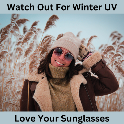 visioncareuk's tweet image. 🕶️ Love your sunglasses? Even in winter, UV rays can harm your eyes. Protect them year-round with UV-blocking lenses. #WinterUV #ProtectYourEyes #IndependentOptician