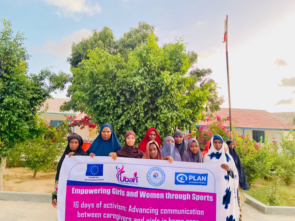 UbahAnd's tweet photo. On December 11th, at the Care Leavers Center, we hosted an awareness session as part of the #16DaysOfActivism! The Mohamed Mooge Rehabilitation Center event focused on empowering girls through sports and supporting caregivers in breaking gender barriers. #Supportgirlsinsport https://t.co/CucaTxFhus