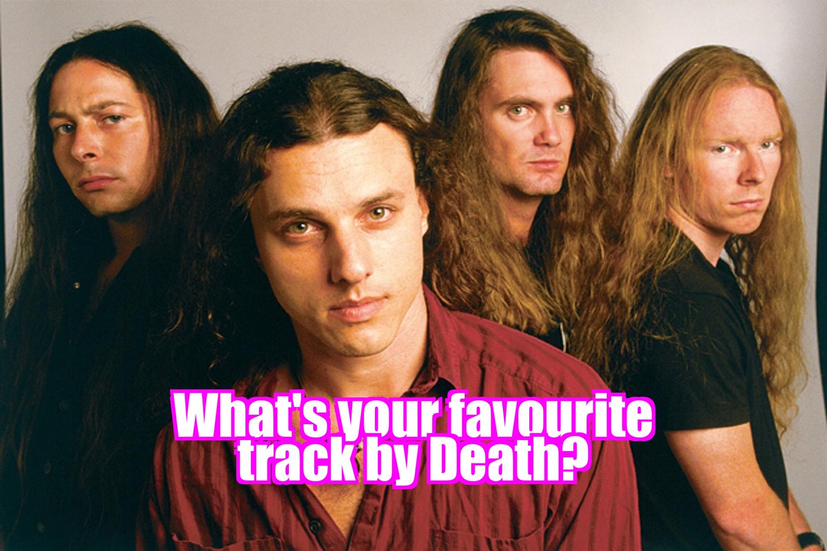 RiffologyPod's tweet photo. What's your favourite song by Death, excluding "Spirit Crusher," "Flesh and the Power It Holds," and "Scream Bloody Gore"?

Let us know in the comments below!

#monstershop #DeathMetal #ProgressiveDeath #ChuckSchuldiner #MetalLegends https://t.co/HOAf8dZEhU