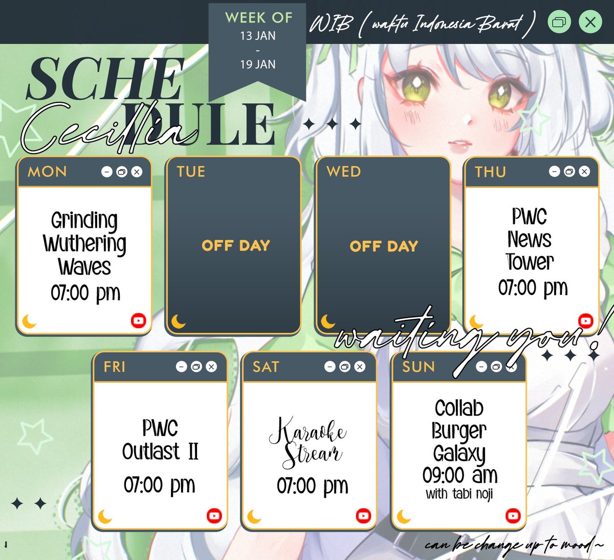 xcecillia_55's tweet photo. Hiii, Cecillia Hanarisuuu scheduleee UPPP! ❤︎  

NEW COVER SONG ぼなぺてぃーと♡S／ブレンド・A
🔗https://t.co/OQ816ffEXo !!

【 Hashtags ! 】 :      
#cecilliahanarisu (general)       
#NoteableC (LIVE)     
#illiaPaint (fanart)     
#CeBruh (Meme)      
#illiaclip (clip) https://t.co/lr7KlS8jFr