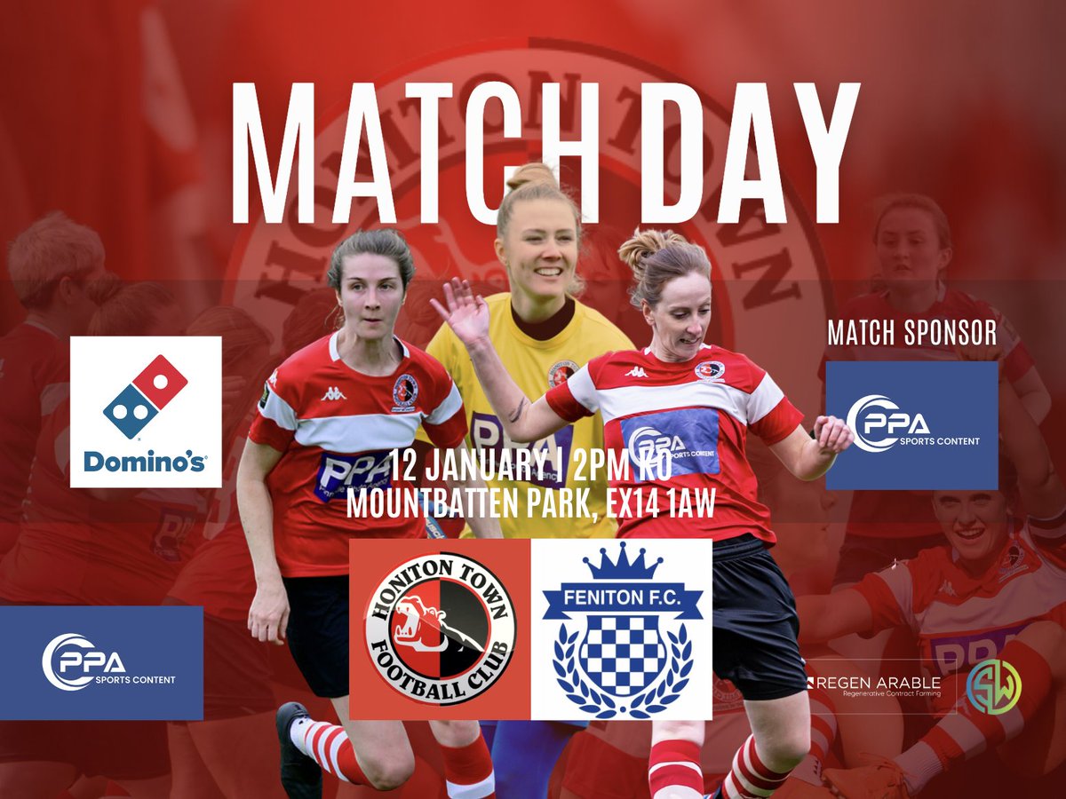 Honiton Town Women FC (@htwomenfc) on Twitter photo DERBY DAY: We welcome <a href="/FenitonWFC/">Feniton Women FC</a> to Mountbatten Park. Both teams looking to pick up valuable points in the <a href="/swwfl/">SWRWFL Official</a> Div 1 South π¦β€οΈπ€
π 2PM KO
π Mountbatten Park, EX14 1AW
ποΈ FREE Entry
π» Bar Open (from HT)
<a href="/Honiton_Town_Fc/">Honiton Town Fc</a> <a href="/ppauk/">PPA Sports Content</a> <a href="/swsportsnews/">South West Sports News</a> <a href="/SWWFN/">South West Women's Football News</a> <a href="/PhilPpauk/">PPAUK-Phil</a> DERBY DAY: We welcome <a href="/FenitonWFC/">Feniton Women FC</a> to Mountbatten Park. Both teams looking to pick up valuable points in the <a href="/swwfl/">SWRWFL Official</a> Div 1 South π¦β€οΈπ€
π 2PM KO
π Mountbatten Park, EX14 1AW
ποΈ FREE Entry
π» Bar Open (from HT)
<a href="/Honiton_Town_Fc/">Honiton Town Fc</a> <a href="/ppauk/">PPA Sports Content</a> <a href="/swsportsnews/">South West Sports News</a> <a href="/SWWFN/">South West Women's Football News</a> <a href="/PhilPpauk/">PPAUK-Phil</a>